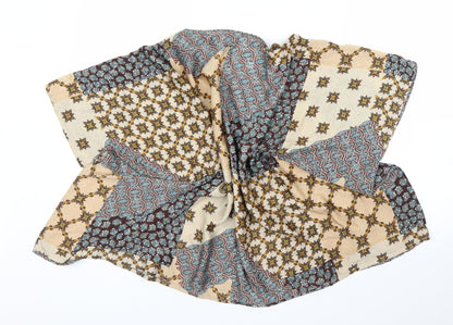 Glamorous Womens Beige Floral  Basic Blouse Size S