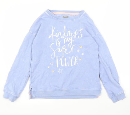 NEXT Girls Blue   Pullover Jumper Size 11 Years