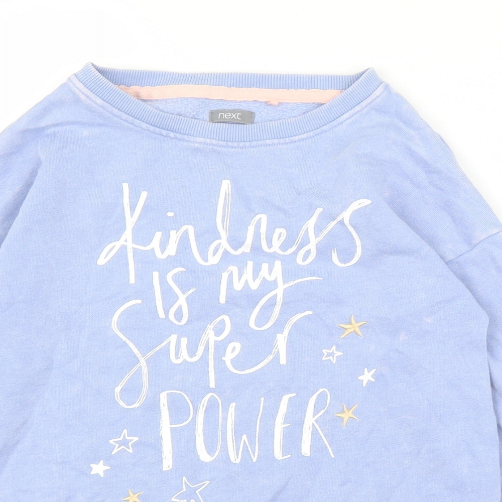 NEXT Girls Blue   Pullover Jumper Size 11 Years