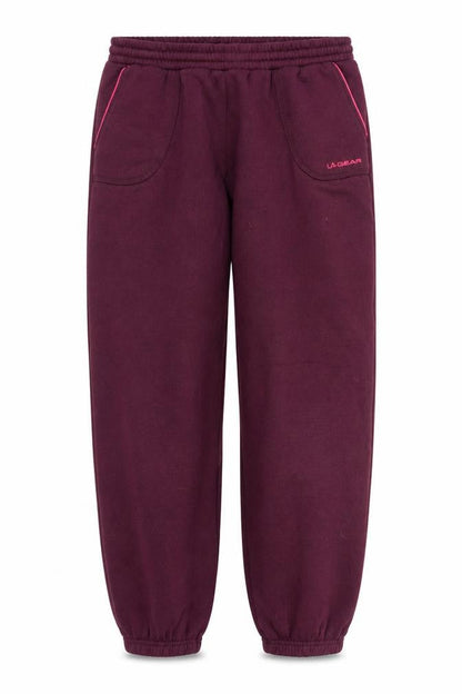 Womens UK Size 12 LA Gear Regular Fit Sweatpants Purple Trousers