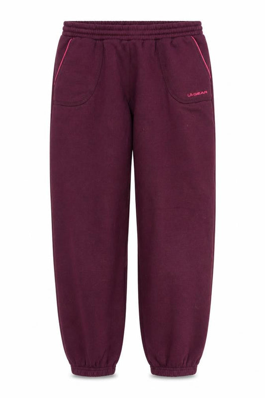 Womens UK Size 12 LA Gear Regular Fit Sweatpants Purple Trousers
