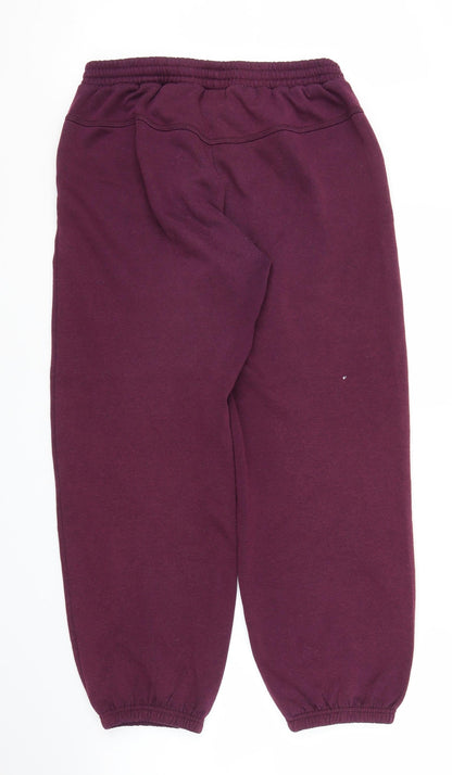 Womens UK Size 12 LA Gear Regular Fit Sweatpants Purple Trousers