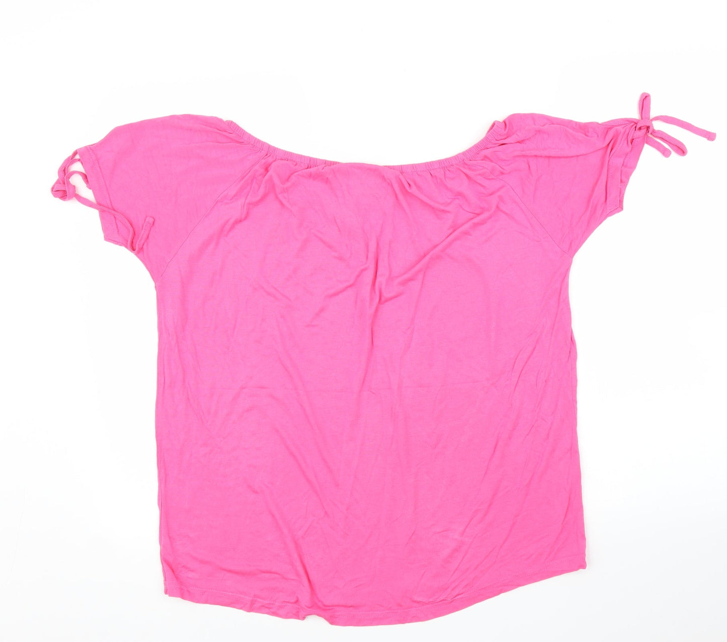 Womens UK Size 12 Be You Pink Basic Blouse