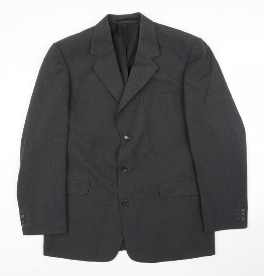 Mens UK Size 46 Canda Regular Grey Suit Jacket