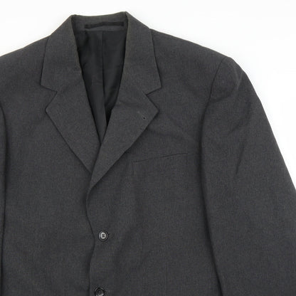 Mens UK Size 46 Canda Regular Grey Suit Jacket