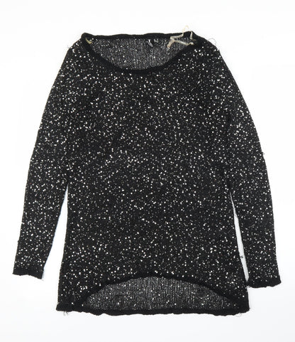 Izabel Womens Black   Pullover Jumper Size 10