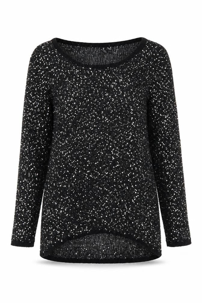 Womens UK Size 10 Izabel Black Pullover Jumper
