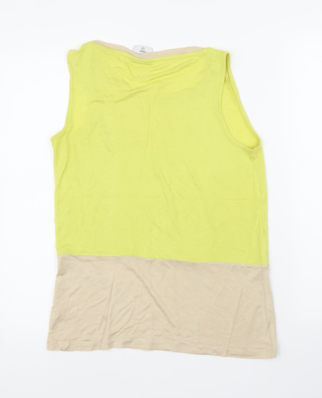 Womens UK Size 14 NEXT Yellow Basic Blouse