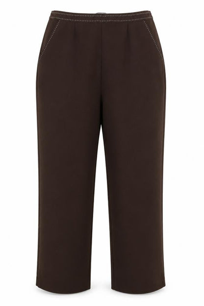 Bonmarché Womens Brown Trousers Size 16 L26 in