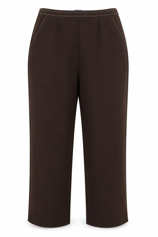 Bonmarché Womens Brown Trousers Size 16 L26 in