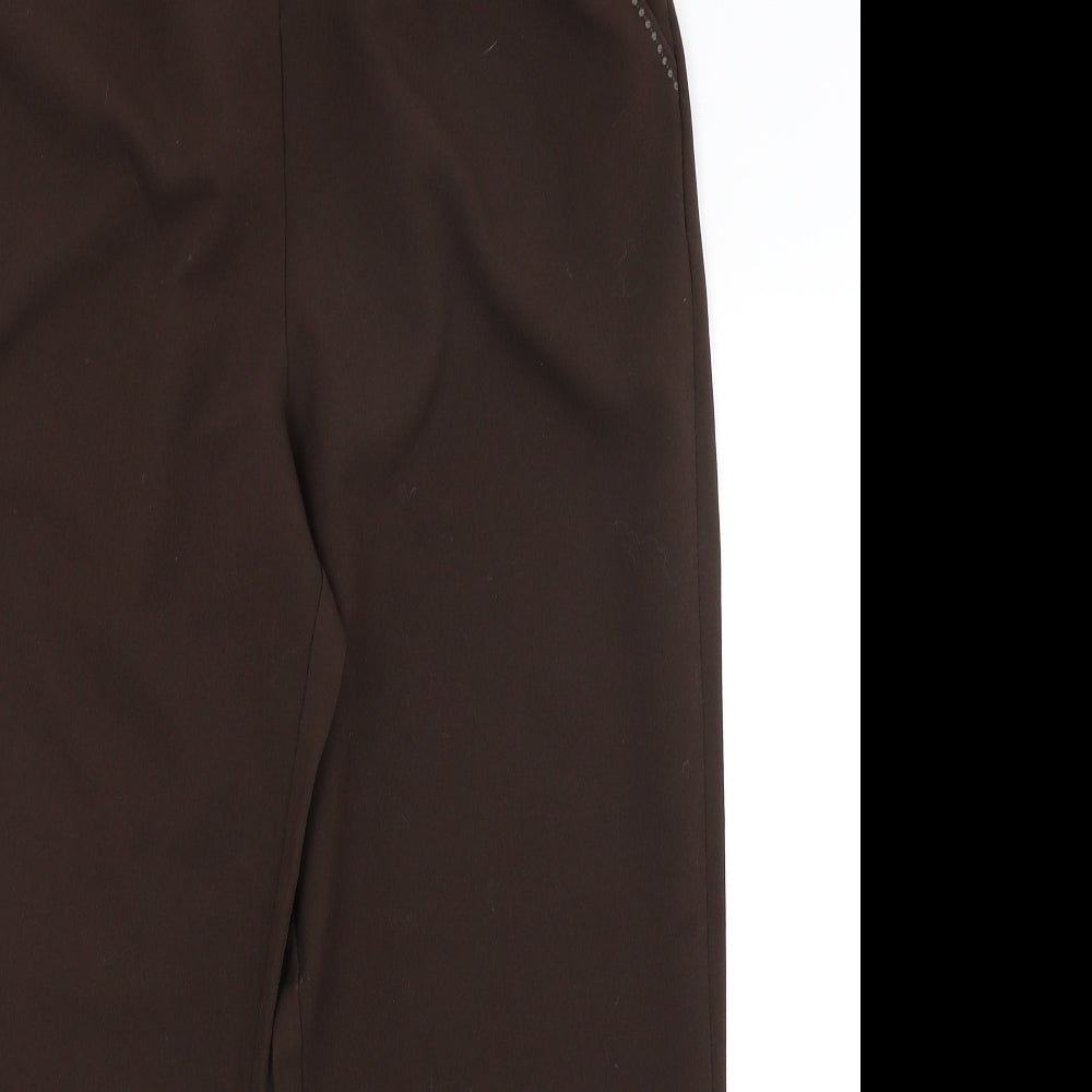 BM Womens Brown   Trousers  Size 16 L26 in