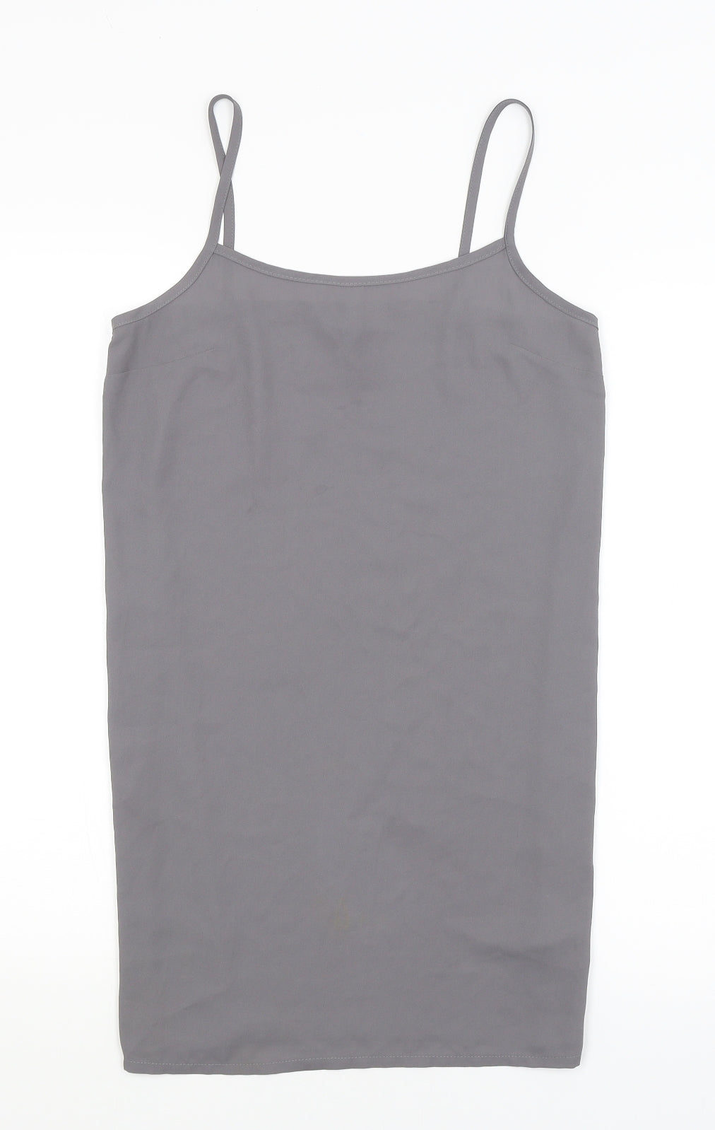 Womens UK Size 8 Topshop Grey Camisole Tank