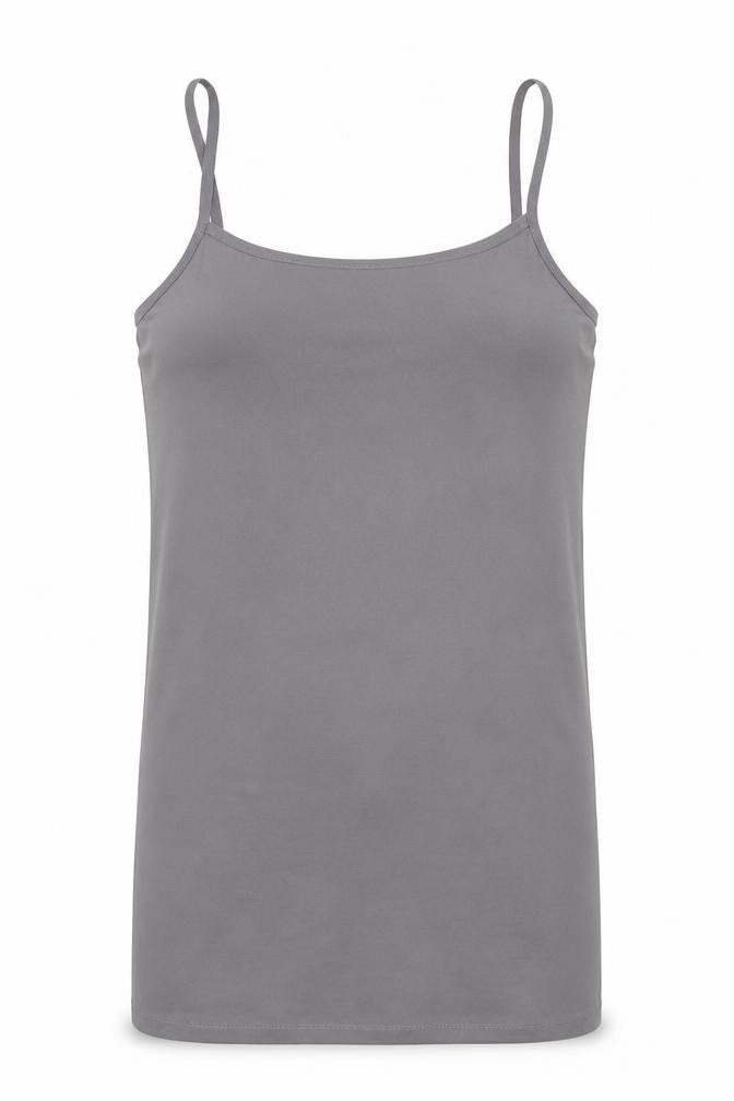 Womens UK Size 8 Topshop Grey Camisole Tank