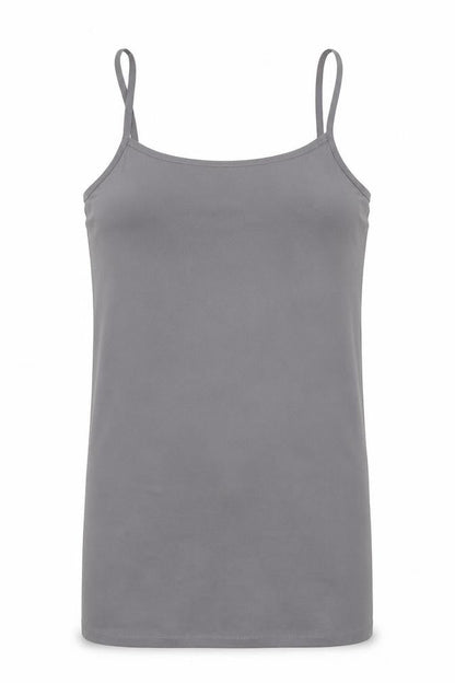 Womens UK Size 8 Topshop Grey Camisole Tank