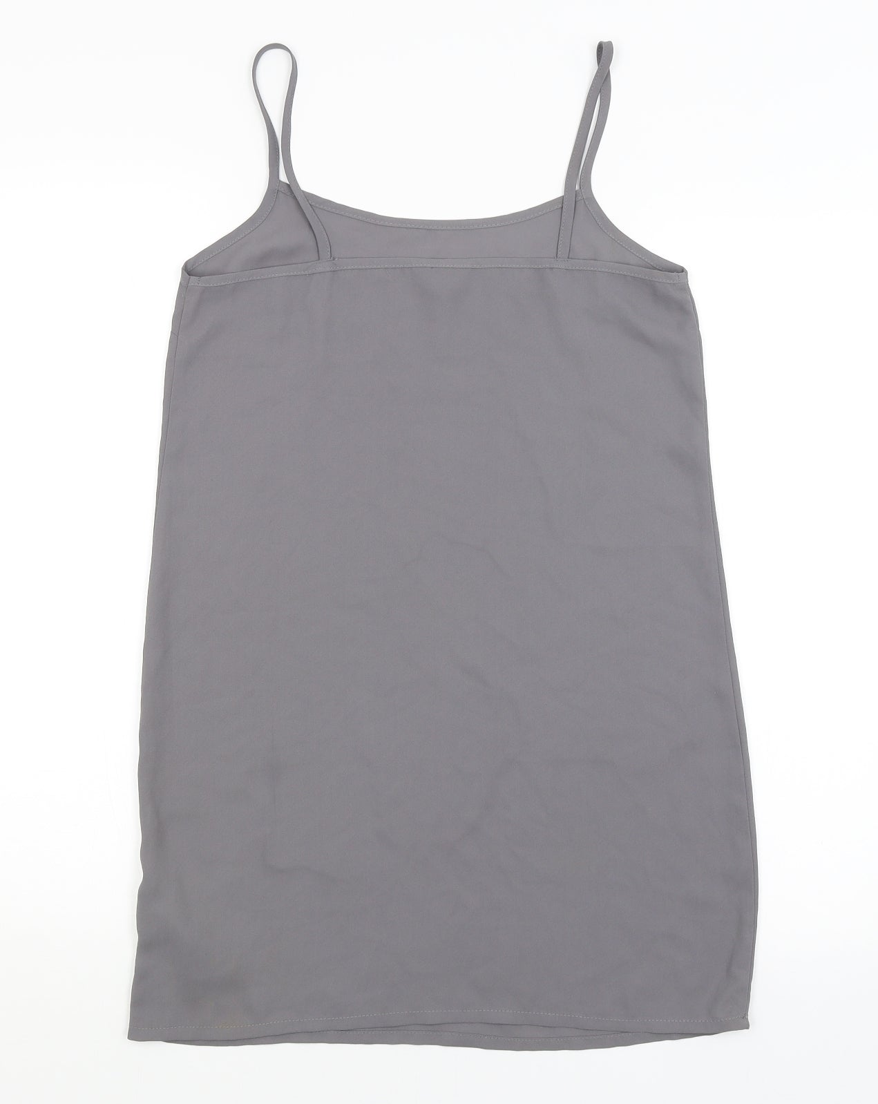 Womens UK Size 8 Topshop Grey Camisole Tank