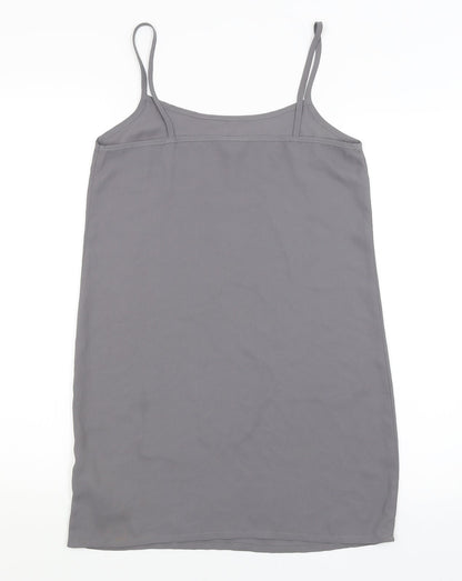 Womens UK Size 8 Topshop Grey Camisole Tank