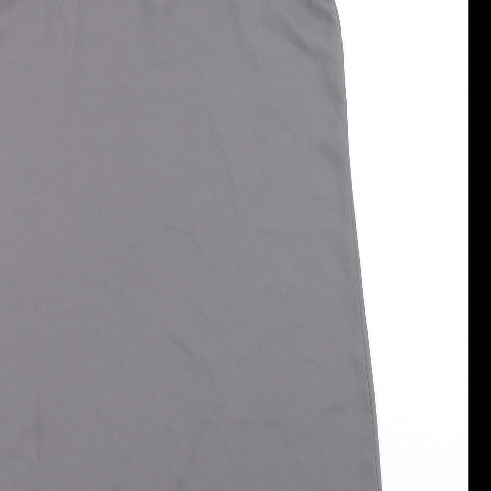Womens UK Size 8 Topshop Grey Camisole Tank