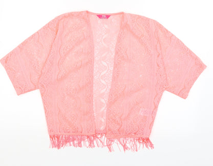 Young Dimension Girls Pink   Wrap Jumper Size 11-12 Years
