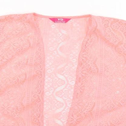Young Dimension Girls Pink   Wrap Jumper Size 11-12 Years