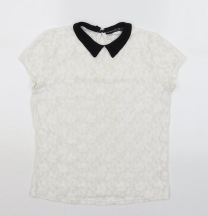 Atmosphere Womens White   Basic T-Shirt Size 8