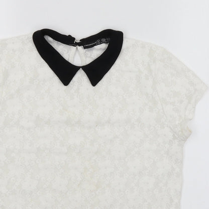 Atmosphere Womens White   Basic T-Shirt Size 8