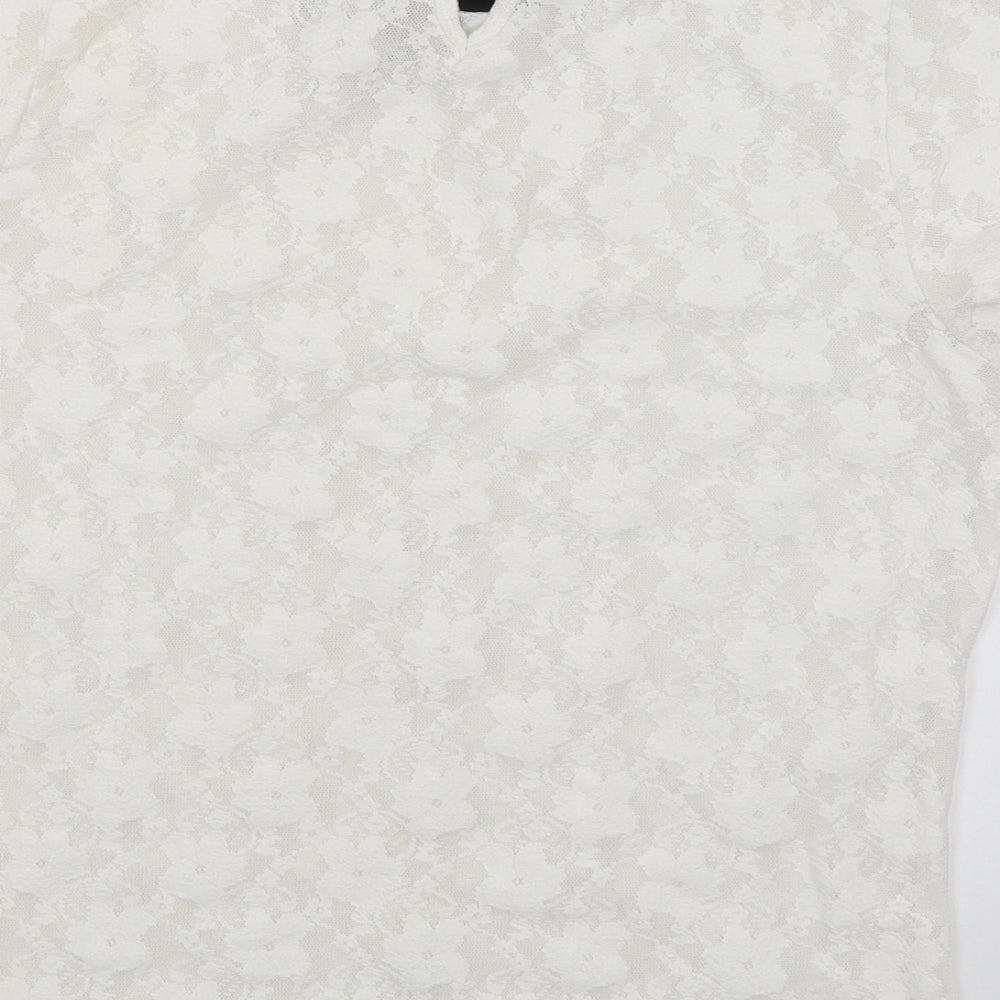 Atmosphere Womens White   Basic T-Shirt Size 8