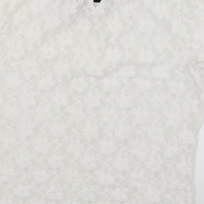 Atmosphere Womens White   Basic T-Shirt Size 8