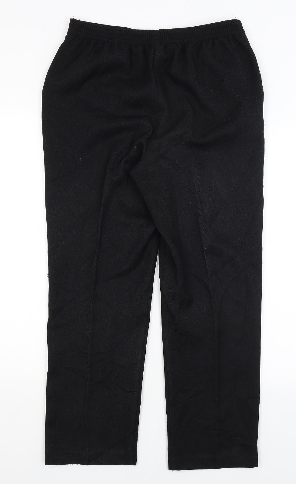 Womens UK Size 10 Papaya Regular Fit  Black Trousers