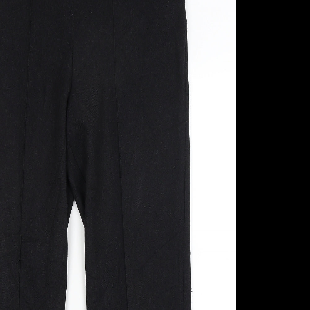 Womens UK Size 10 Papaya Regular Fit  Black Trousers