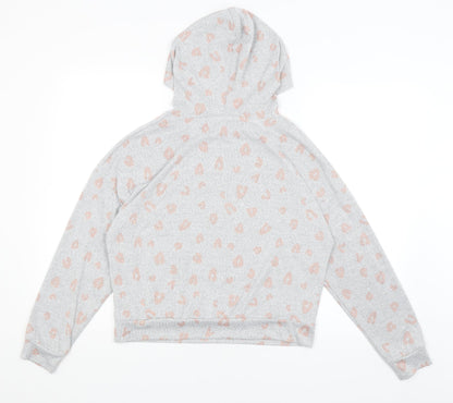 George Womens Grey   Pullover Hoodie Size 6  - Hearts
