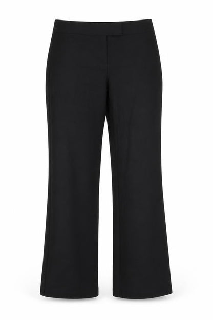 Womens UK Size 10 George Regular Fit Dress Pants Black Trousers