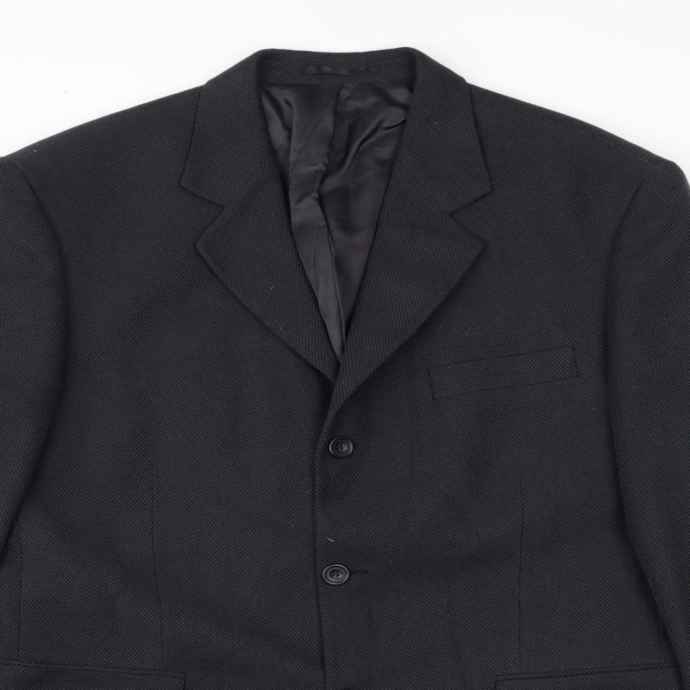 Mens UK Size  Principles Regular Blue Suit 3 Piece