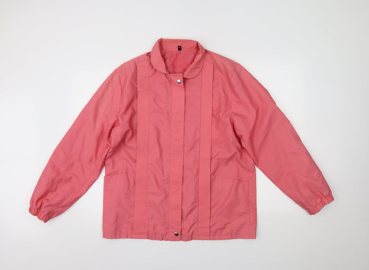 Womens UK Size 14 Preworn Pink Overcoat