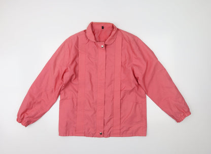 Womens UK Size 14 Preworn Pink Overcoat