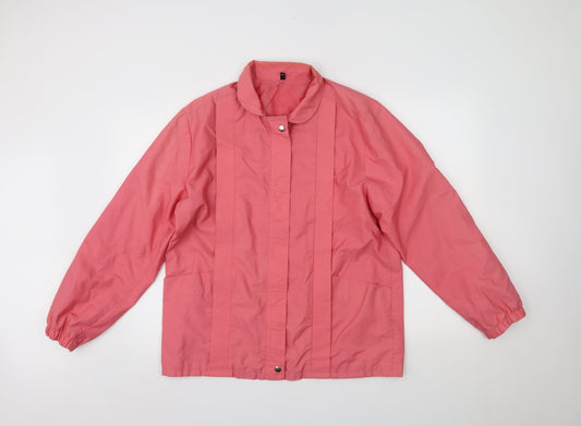 Womens UK Size 14 Preworn Pink Overcoat