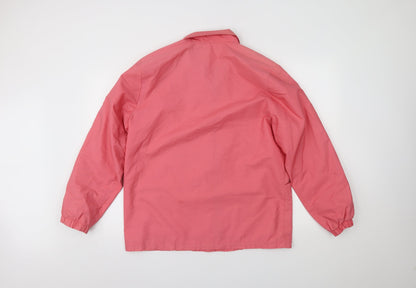 Womens UK Size 14 Preworn Pink Overcoat