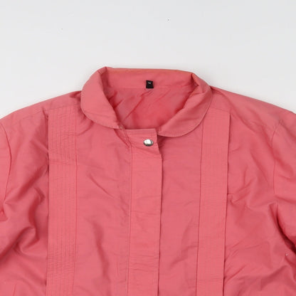 Womens UK Size 14 Preworn Pink Overcoat