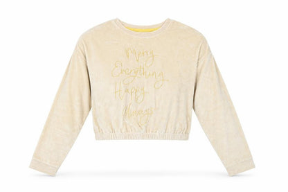 George Girls Beige   Top Pyjama Top Size 13-14 Years  - CHRISTMAS