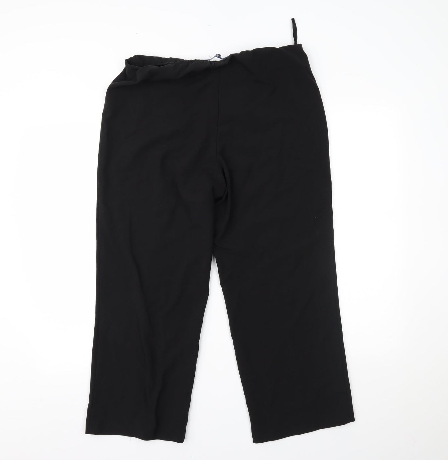 Womens UK Size 14 Sarah Hamilton Regular Fit  Black Trousers