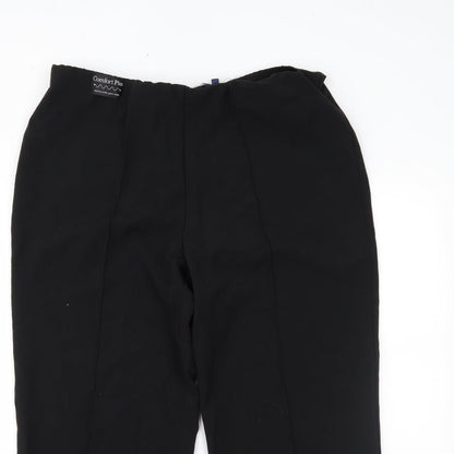Womens UK Size 14 Sarah Hamilton Regular Fit  Black Trousers