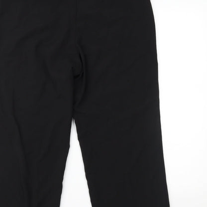 Womens UK Size 14 Sarah Hamilton Regular Fit  Black Trousers