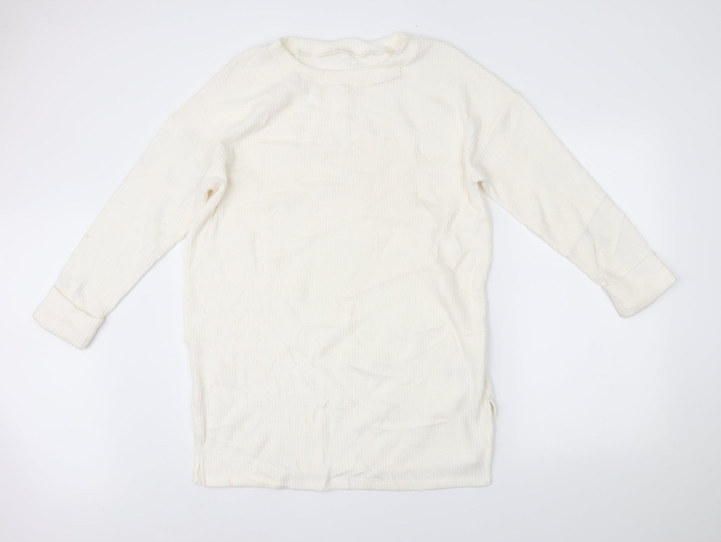F&F Womens White   Pullover Jumper Size 14