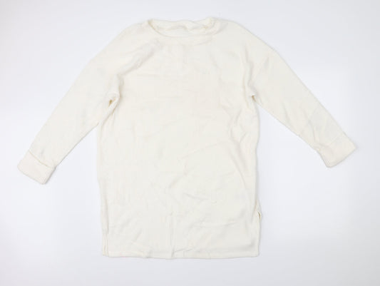 F&F Womens White   Pullover Jumper Size 14