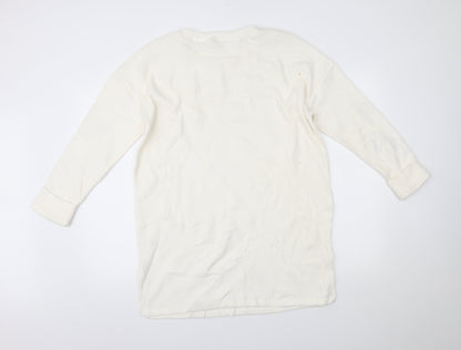 F&F Womens White   Pullover Jumper Size 14