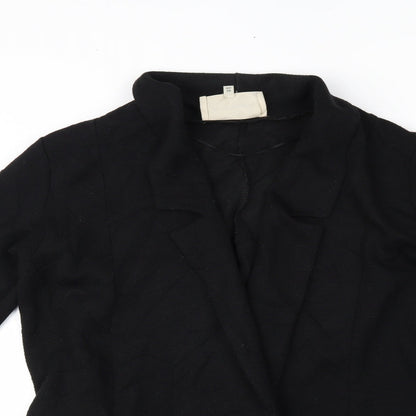 Womens UK Size 10 River Island Black Cape Jumper