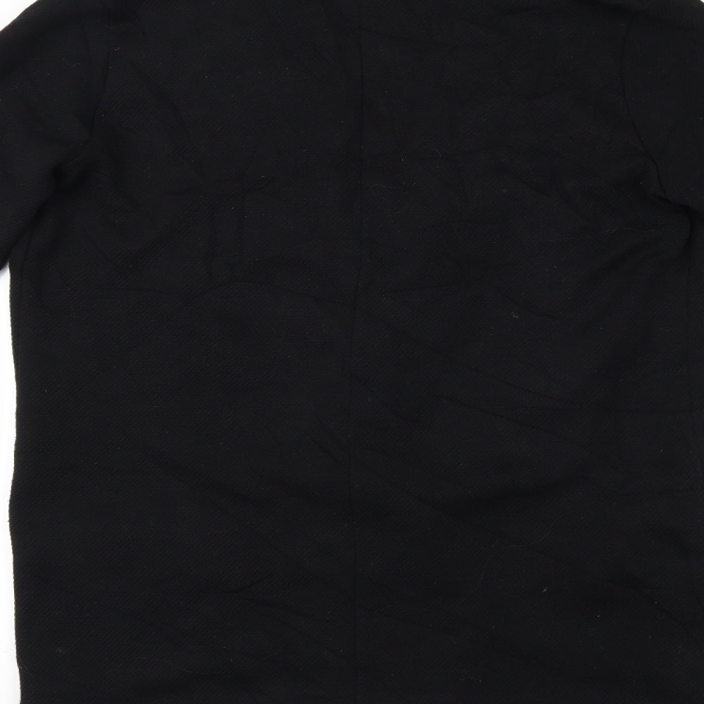 Womens UK Size 10 River Island Black Cape Jumper