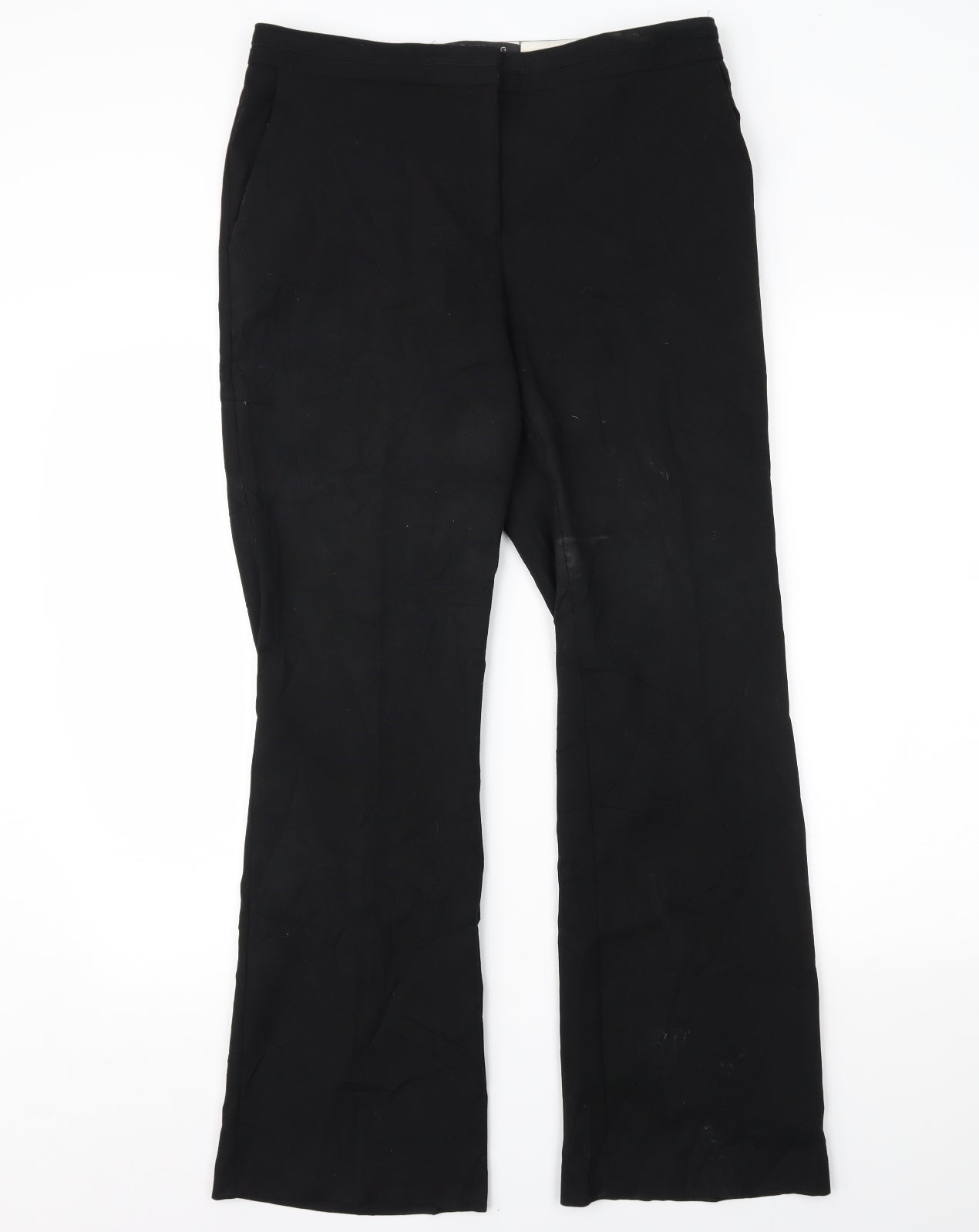Womens UK Size 12 NEXT Regular Fit  Black Trousers