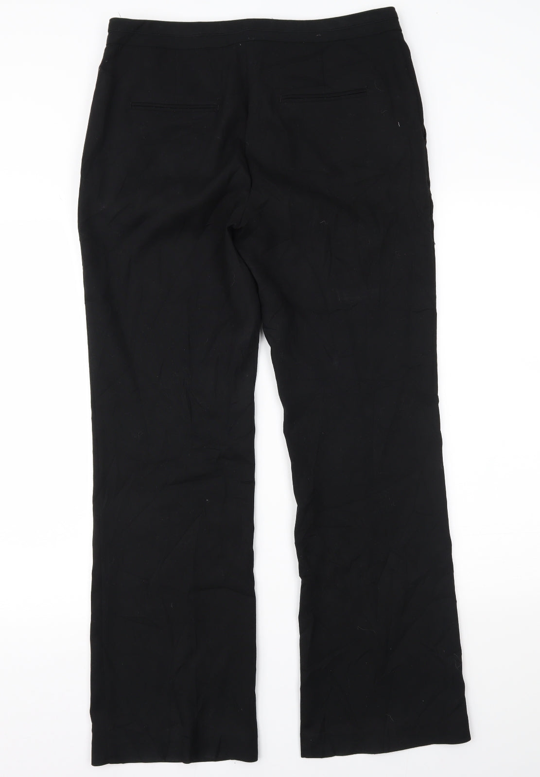Womens UK Size 12 NEXT Regular Fit  Black Trousers