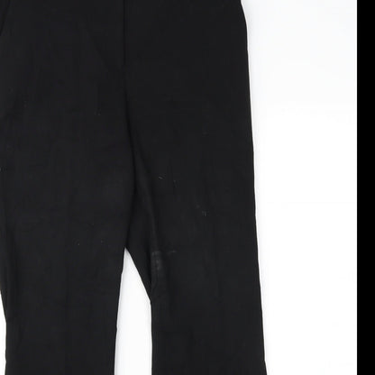 Womens UK Size 12 NEXT Regular Fit  Black Trousers
