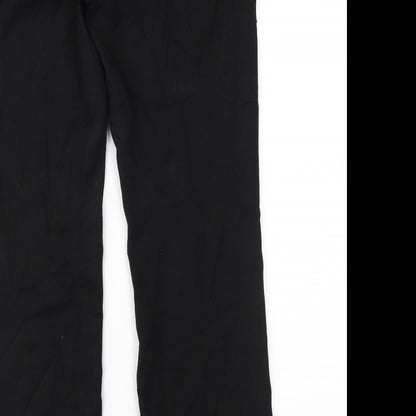 Womens UK Size 12 NEXT Regular Fit  Black Trousers